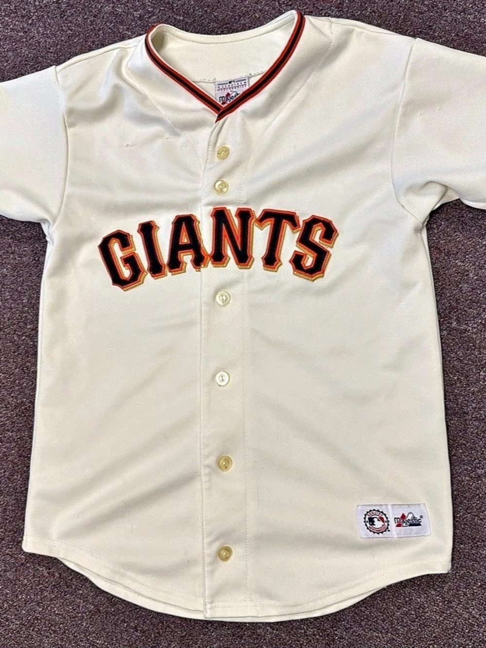 Majestic San Francisco Giants Home Cream Baseball Jersey Giants Baseball Jersey